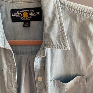 LUCKY BRAND - Distressed Denim Jacket